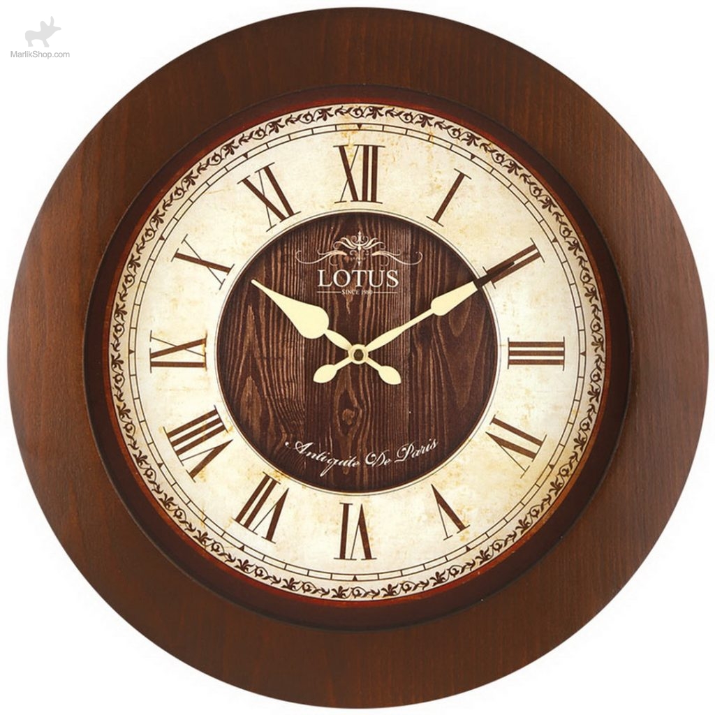 لوتوس ساعت دیواری چوبی مدل نورویچ ۹۸۲۳