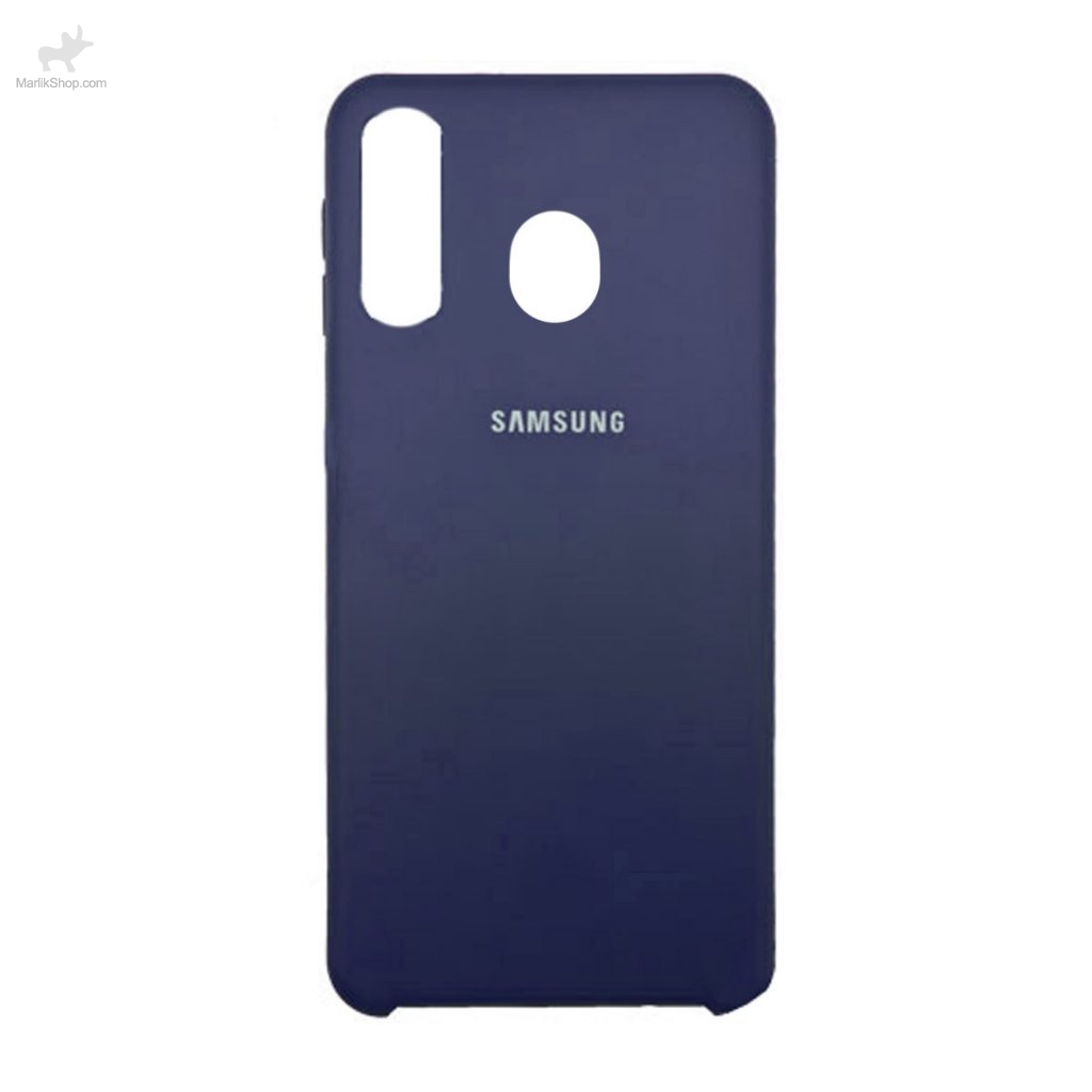 قاب سیلیکونی کد رنگ ۳ سرمه ای-Samsung A40