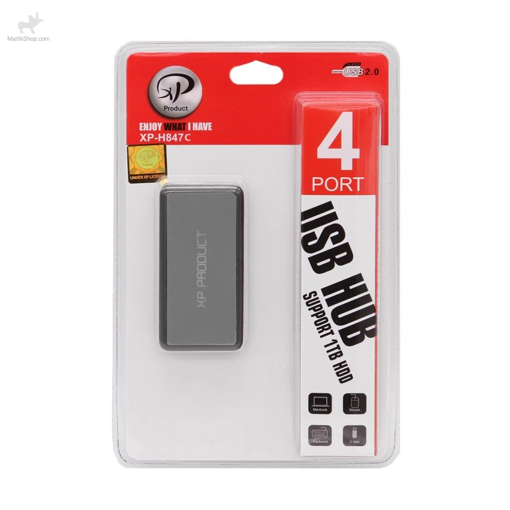هاب ۴ پورت USB2.0 ـ XP Product مدل XP-H847C