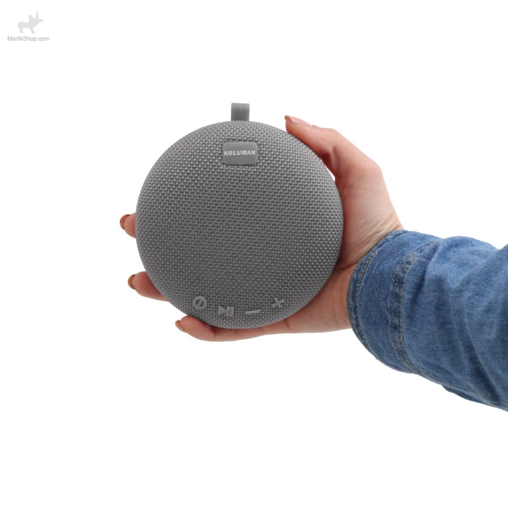 اسپیکر بی سیم   اسپیکر بی سیم Koluman مدل K-S80-نقره ای