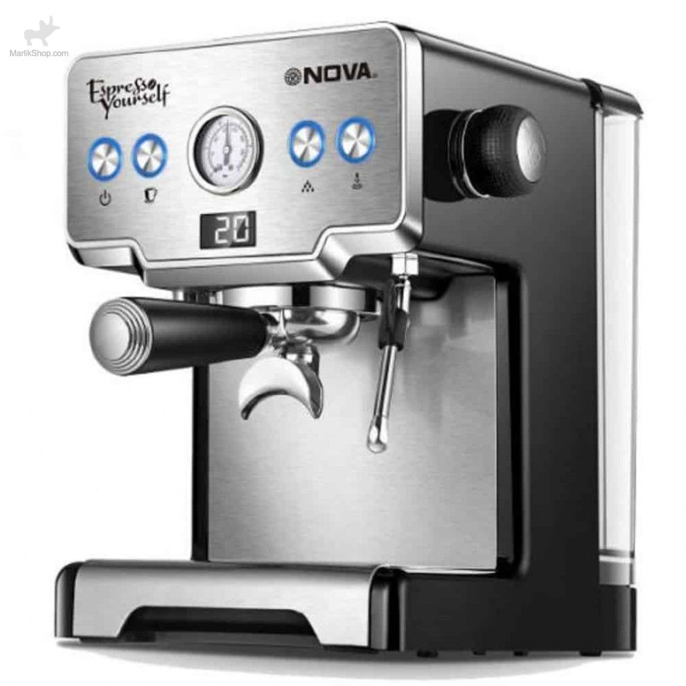 قهوه واسپرسوساز نوا 128 NOVA خاکستری(خرید کالا فقط از طریق لینک اعلامی)