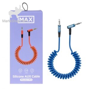 کابل صدا 1.8 متری MAX AUX مدل M3 – آبی