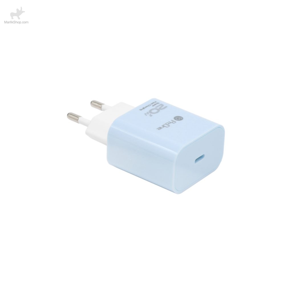 شارژر دیواری 20W فست و PD تک پورت ProOne مدل PWC540 به همراه کابل شارژ Type-C to Lightning