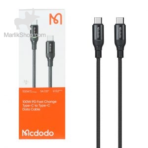 کابل شارژ PD و فست 1.2 متری Mcdodo Type-C to Type-C مدل CA-2730