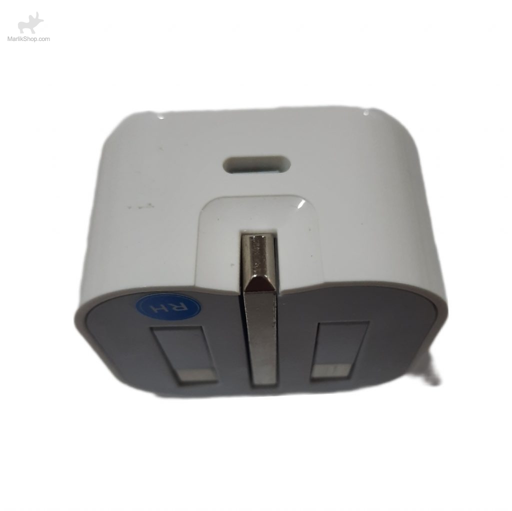 کلگی شارژ اصلی 25 وات آیفون پکدار