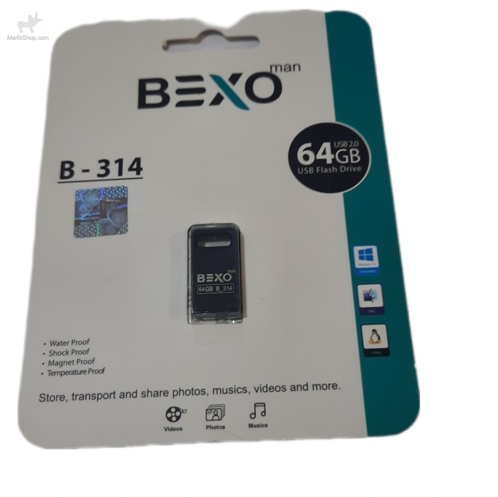 فلش مموری بکسو مدل b-314 ظرفیت ۶۴ گیگابایت
