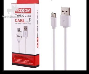 کابل تایپ سی فست شارژ MOXOM مدل 01