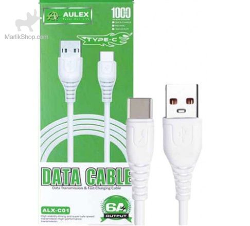 کابل شارژ TYPE-C AULEX مدل ALX-C01