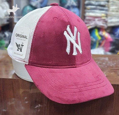 کلاه پشت تور مخمل NY