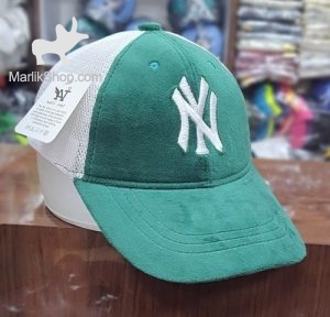 کلاه پشت تور مخمل NY