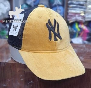 کلاه پشت تور مخمل NY