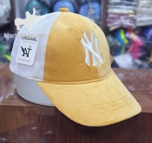 کلاه پشت تور مخمل NY