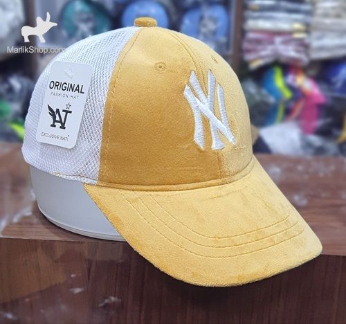 کلاه پشت تور مخمل NY