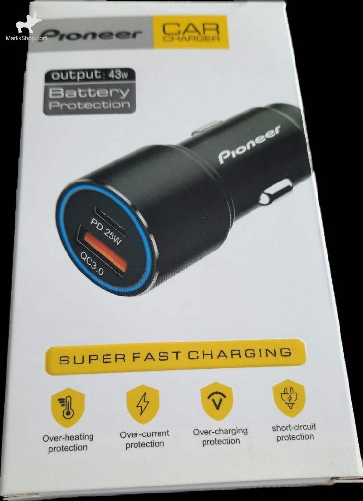شارژر فندکی PIONEER