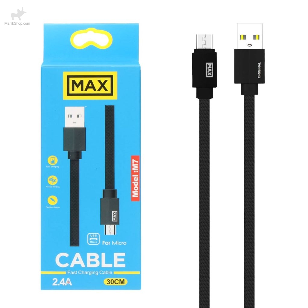 7-168586333456-1024x1024 کابل شارژ فست اندروید Max مدل M7 - تصویر 1
