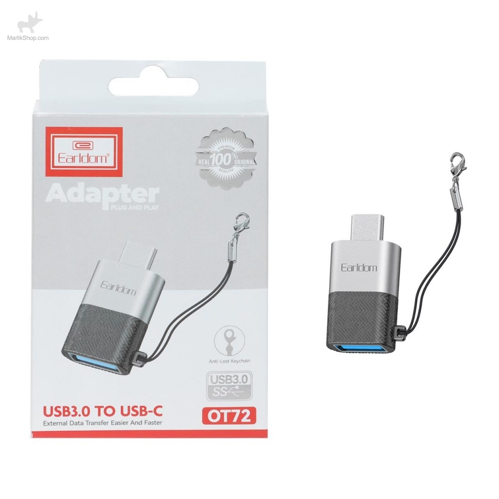 7-170047737089-1024x1024 تبدیل Earldom USB TO Type-C مدل ET-OT72 - تصویر 1