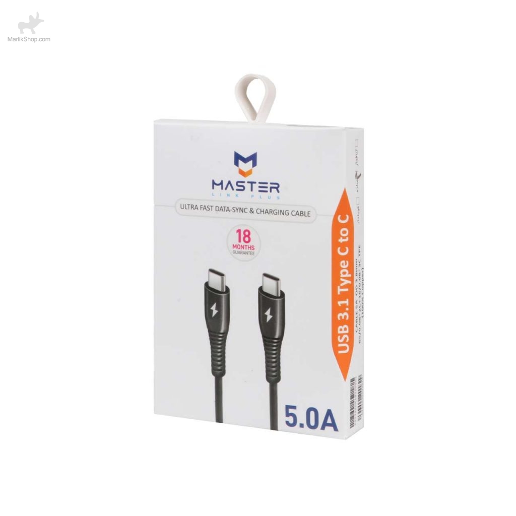 7-171520244555-1024x1024 کابل شارژ سوپر فست MASTER Type-C to Type-C مدل ETM 002 - تصویر 1