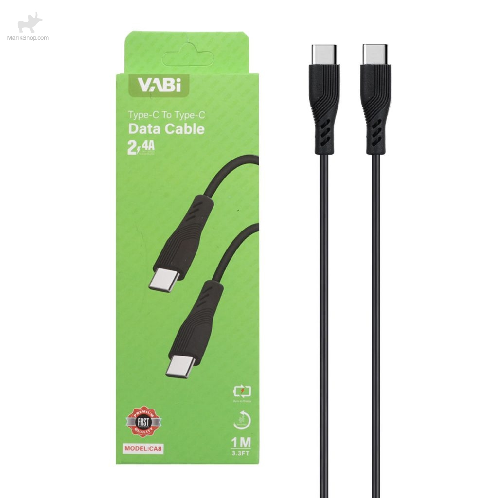 7-171520313813-1024x1024 کابل شارژ سوپر فست VABI Type-C to Type-C مدل CA8 - تصویر 1