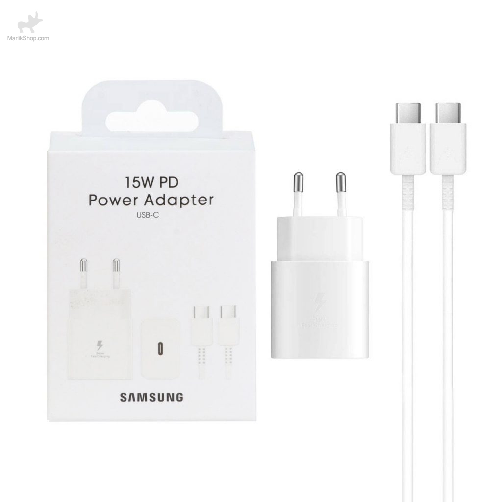 7-171775339489-1024x1024 شارژر دو پین + کابل SAMSUNG 15W اصل چین - تصویر 1
